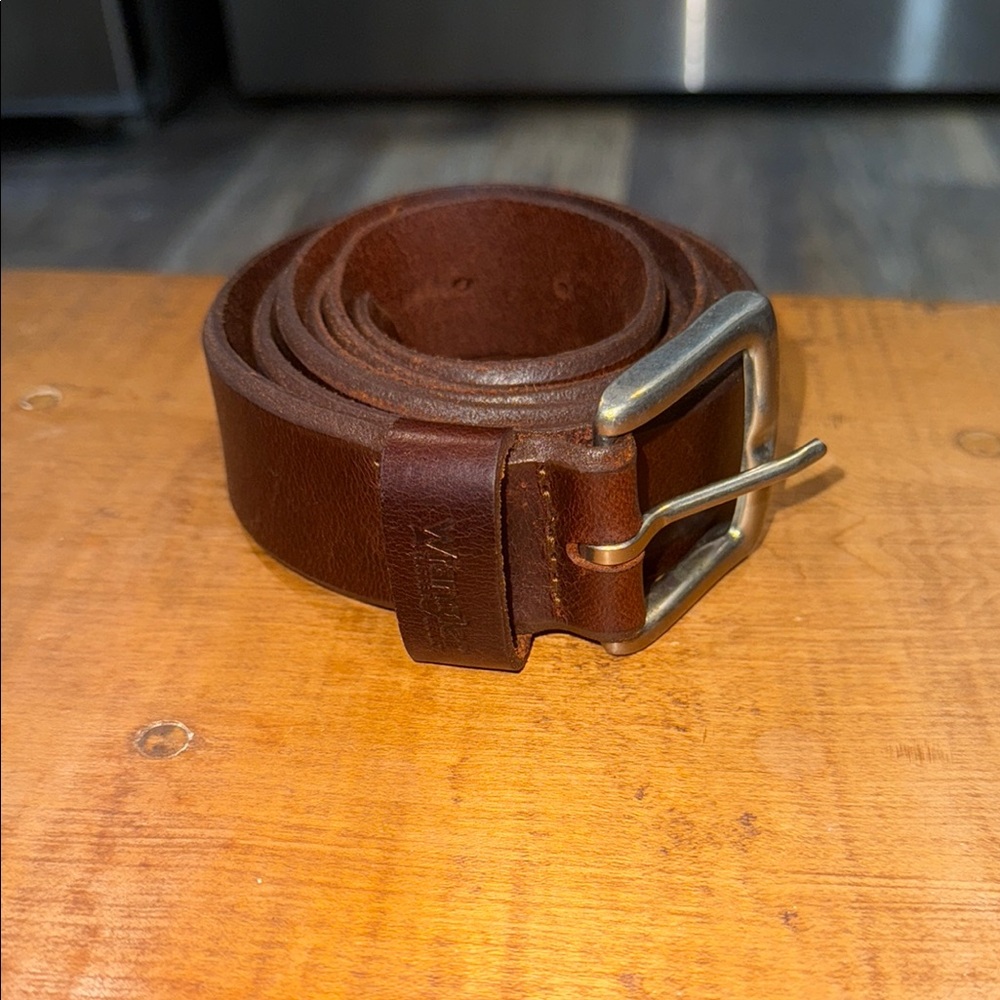 Wrangler Dark Brown Leather Belt